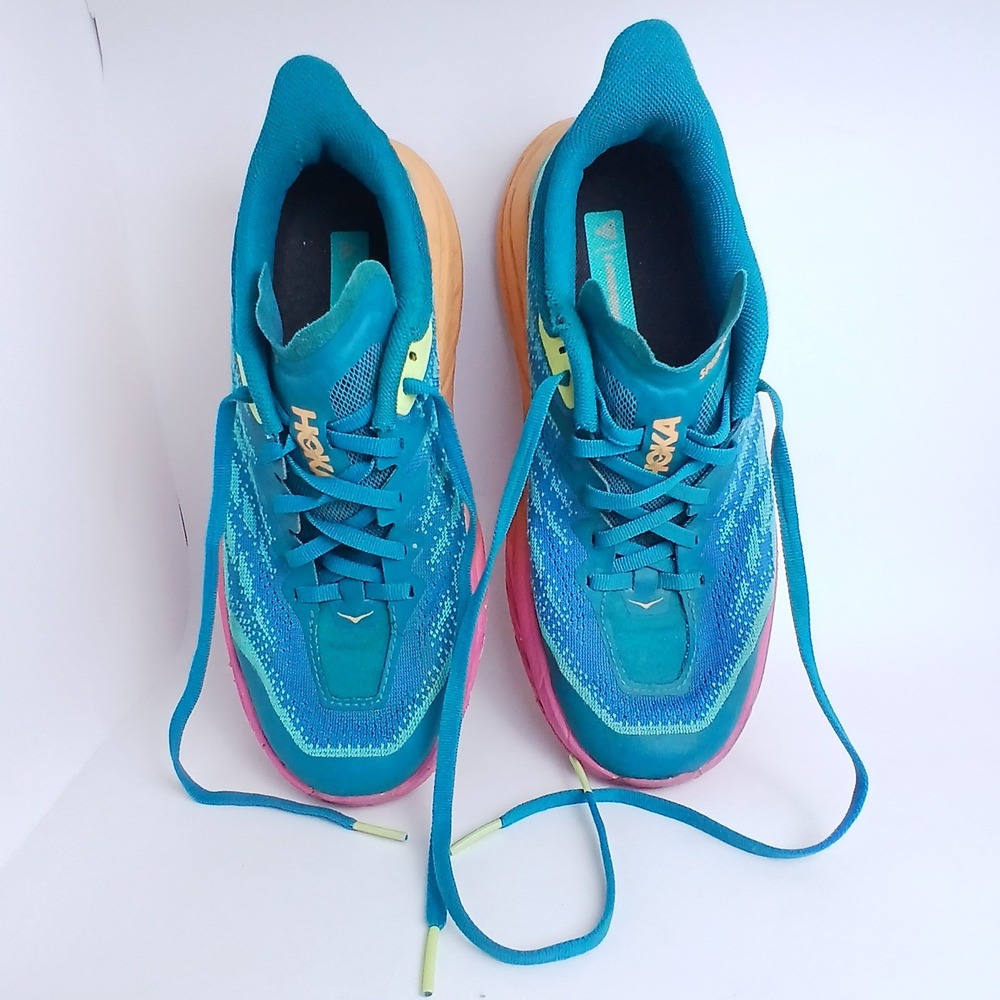 HOKA Speedgoat 5 Women 6.5 Deep Lake Ceramic Trail Running Hiking Gorpcore
